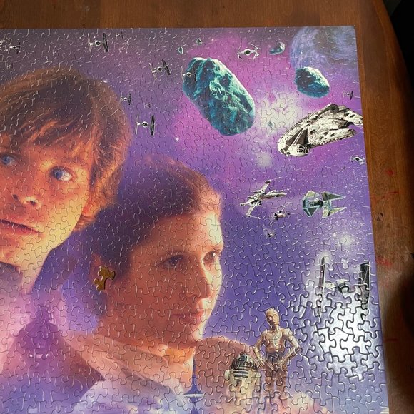 Empire Strikes Back Springbok Puzzle Star Wars 1500 1997 USA Missing 2 pcs! - Picture 10 of 16
